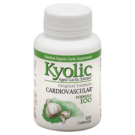 slide 1 of 1, Kyolic Cardiovascular Formula 100 Original Formula Capsules, 100 ct
