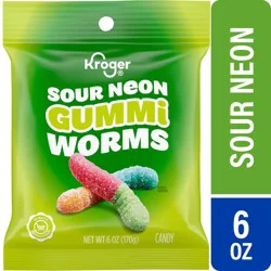 Kroger Neon Sour Gummi Worms