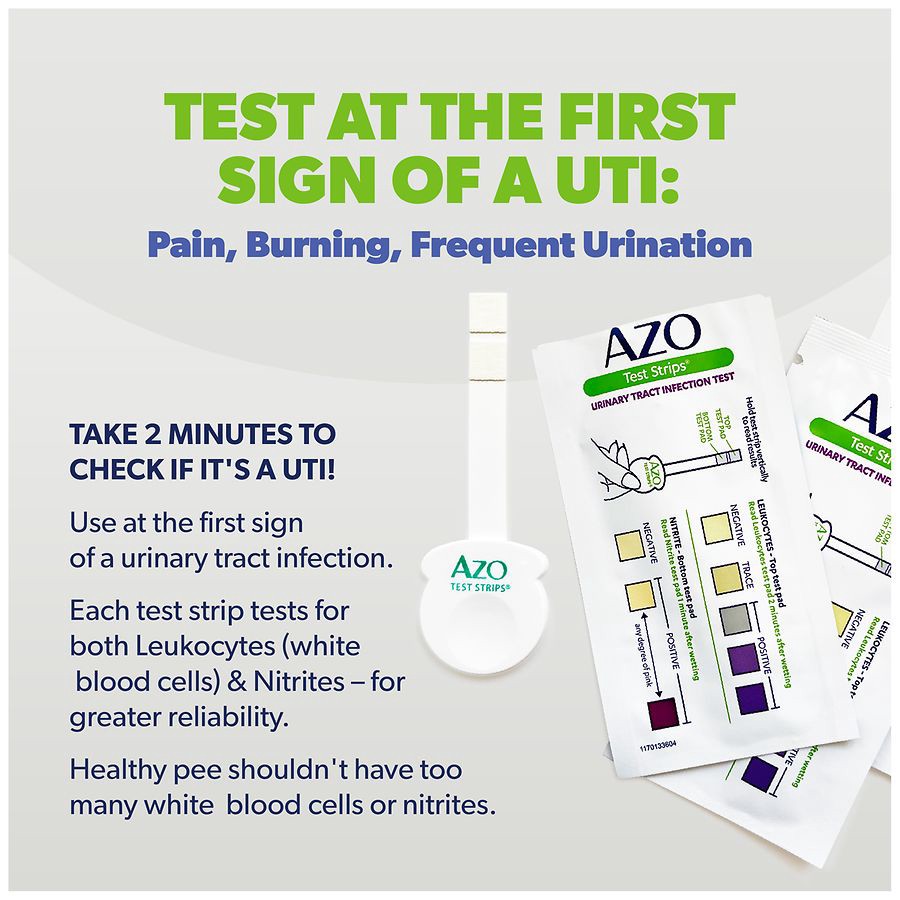 slide 5 of 5, AZO Test Strips Urinary Tract Infection Test 1 ea, 3 ct