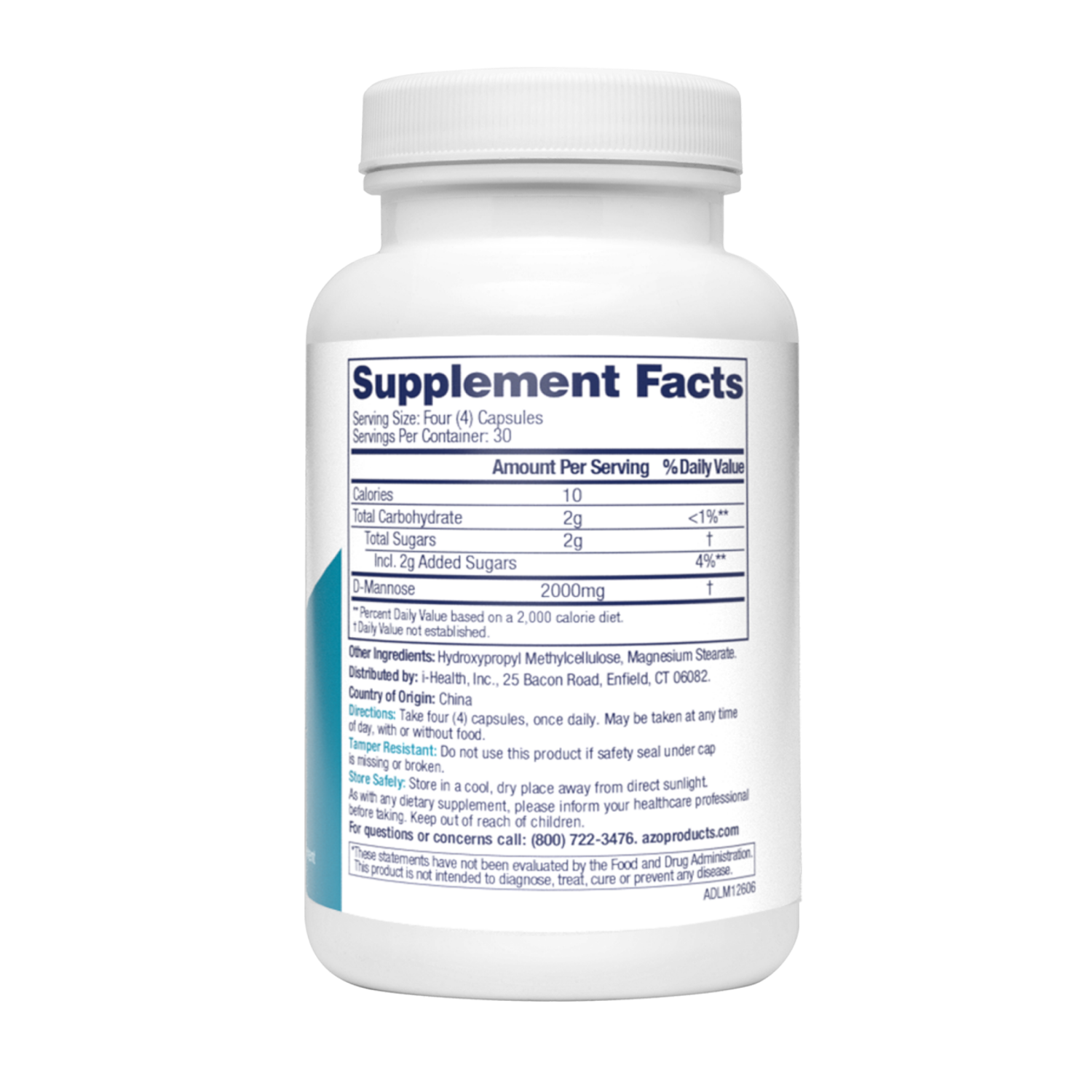 slide 3 of 6, AZO D- Mannose Uriary Health Supplement, 120 ct