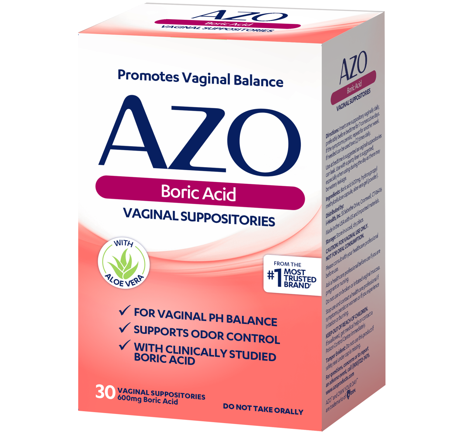 slide 3 of 6, Azo Boric Acid, 30 ct