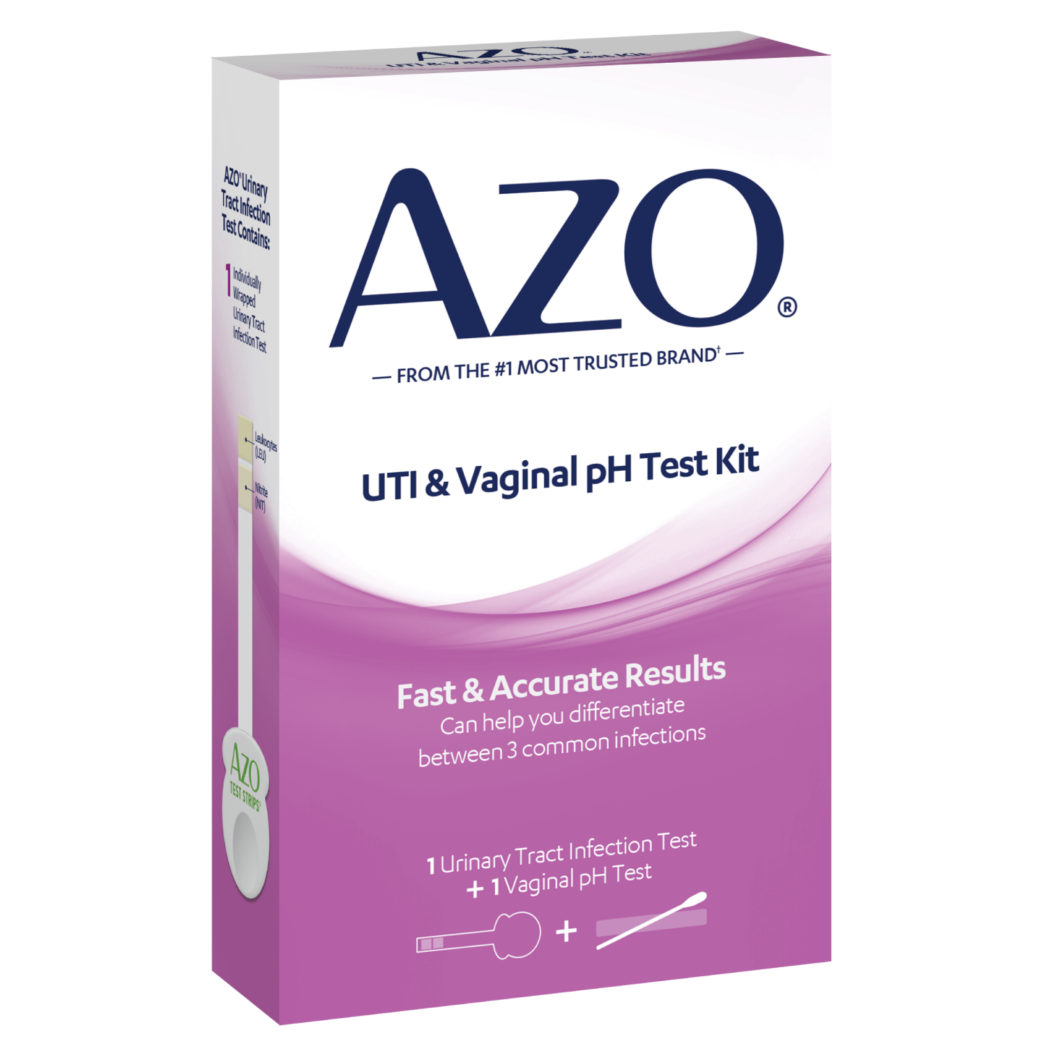 slide 3 of 4, AZO Women's Health Home Test, 2 ct