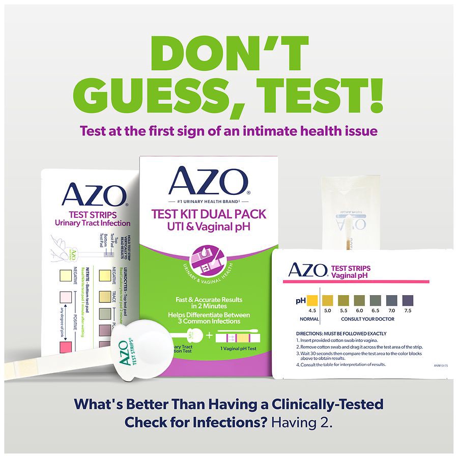 slide 5 of 5, AZO Women's Health Home Test, 2 ct