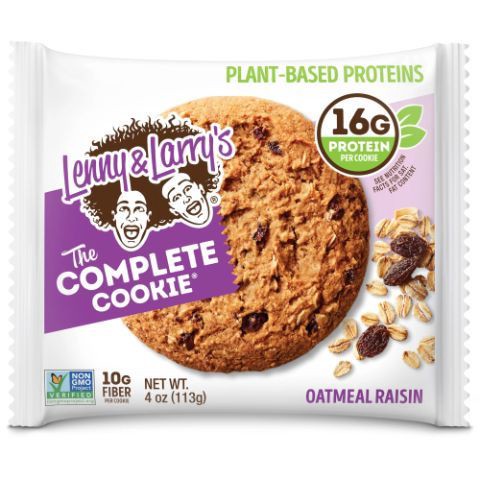slide 1 of 1, Lenny & Larry's The Complete Cookie Oatmeal Raisin, 4 oz