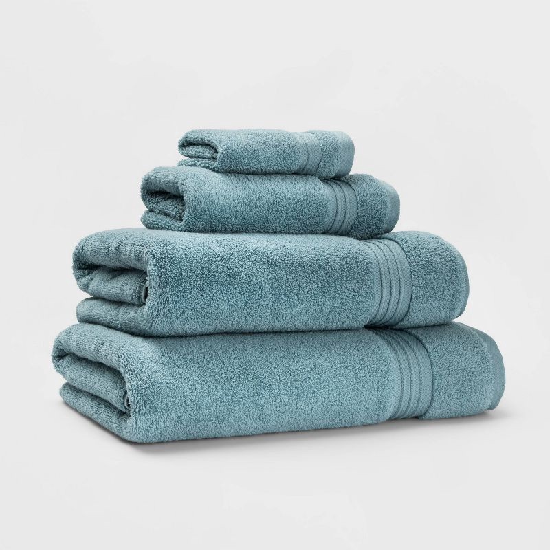 Spa Bath Sheet Aqua - Threshold Signature