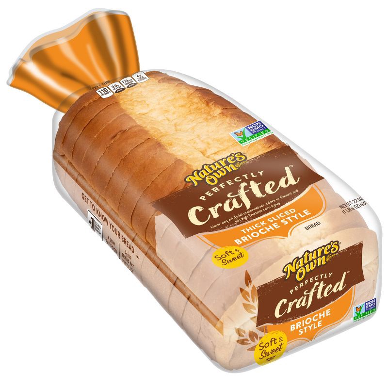 slide 13 of 15, Nature's Own Perfectly crafted Brioche Bread - 22oz, 22 oz