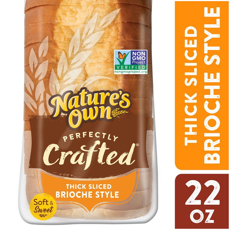 slide 9 of 15, Nature's Own Perfectly crafted Brioche Bread - 22oz, 22 oz