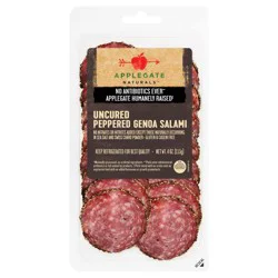 Applegate Farms Applegate Natural Uncured Peppered Genoa Salami - 4oz