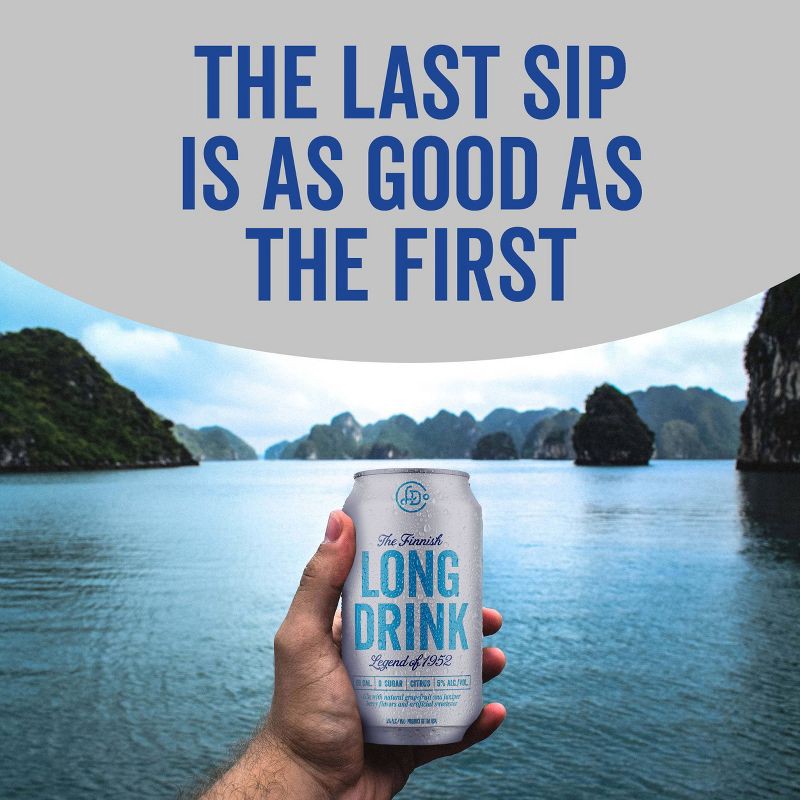 slide 3 of 6, The Finnish Long Drink Zero - 6pk/355ml Cans, 6 ct, 355 ml