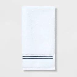 Spa Hand Towel Dark Blue Stripe - Threshold Signature