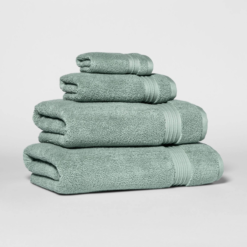 Threshold Signature™ - Ultra Soft Cotton Spa Bathroom Towel - 30 x 56  Aqua