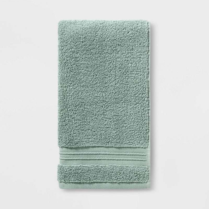 slide 1 of 1, Spa Hand Towel Light Green - Threshold Signature, 1 ct