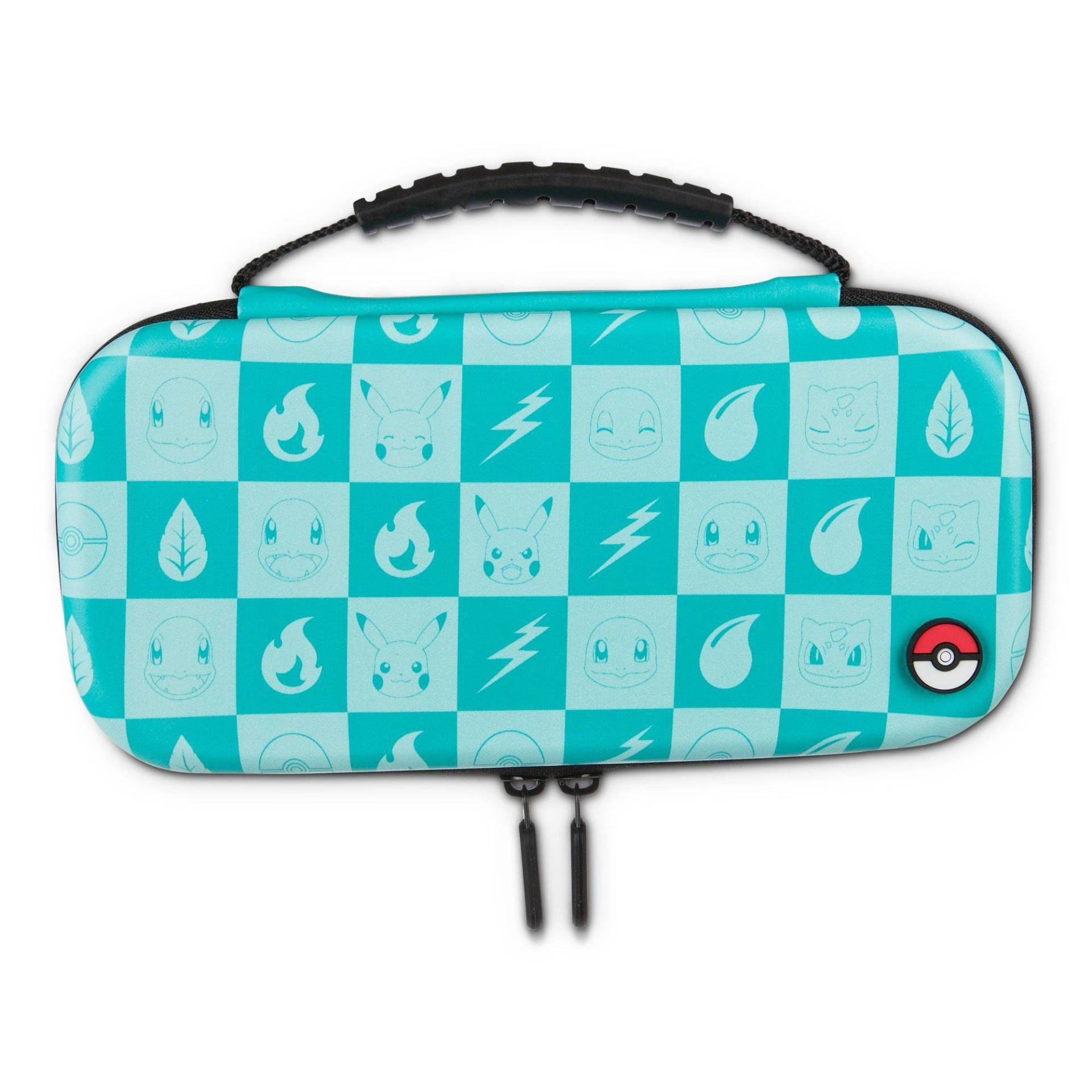 slide 1 of 6, PowerA Protection Case Kit for Nintendo Switch Lite - Pokemon Turquoise Checkered, 1 ct