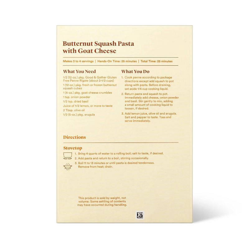 slide 3 of 5, Gluten Free Penne - 12oz - Good & Gather™, 12 oz