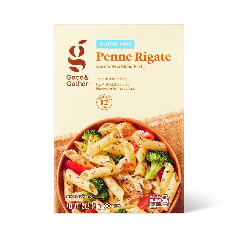 slide 1 of 5, Gluten Free Penne - 12oz - Good & Gather™, 12 oz