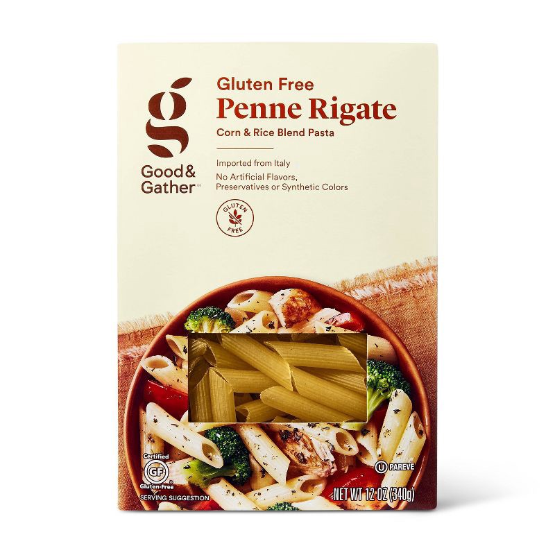 slide 1 of 4, Gluten Free Penne - 12oz - Good & Gather™, 12 oz