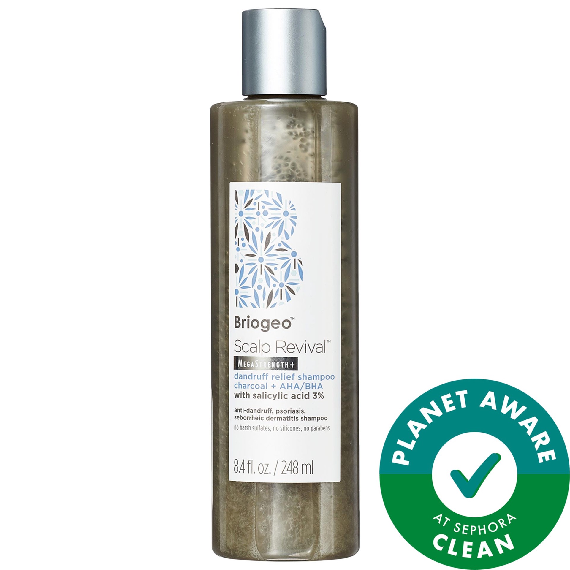 slide 1 of 8, Briogeo Scalp Revival™ Dandruff Relief Charcoal Shampoo 8.4 oz/ 248 mL,