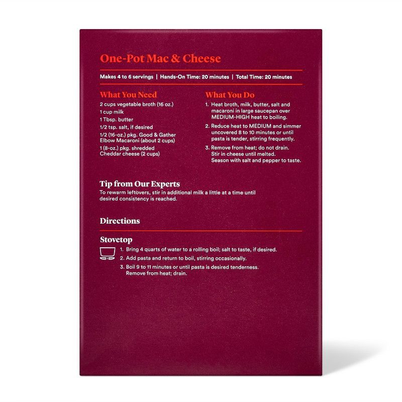 slide 4 of 5, Elbow Macaroni - 16oz - Good & Gather™, 16 oz