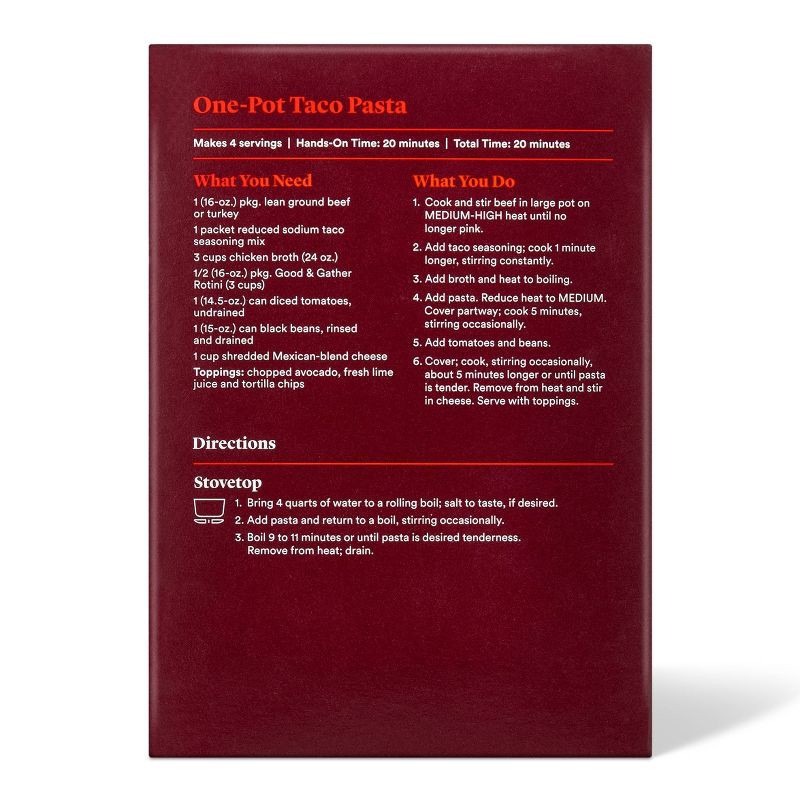 slide 4 of 5, Rotini - 16oz - Good & Gather™, 16 oz