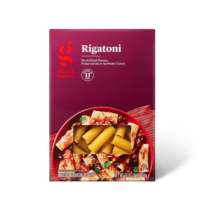 slide 1 of 4, Rigatoni - 16oz - Good & Gather™, 16 oz