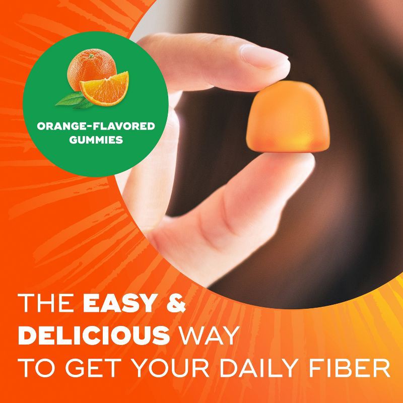 slide 2 of 9, Metamucil GLP-1 Friendly Fiber Supplement Sugar-free Gummies - Orange - 5g Fiber Per Serving -72ct, 5 gram, 72 ct