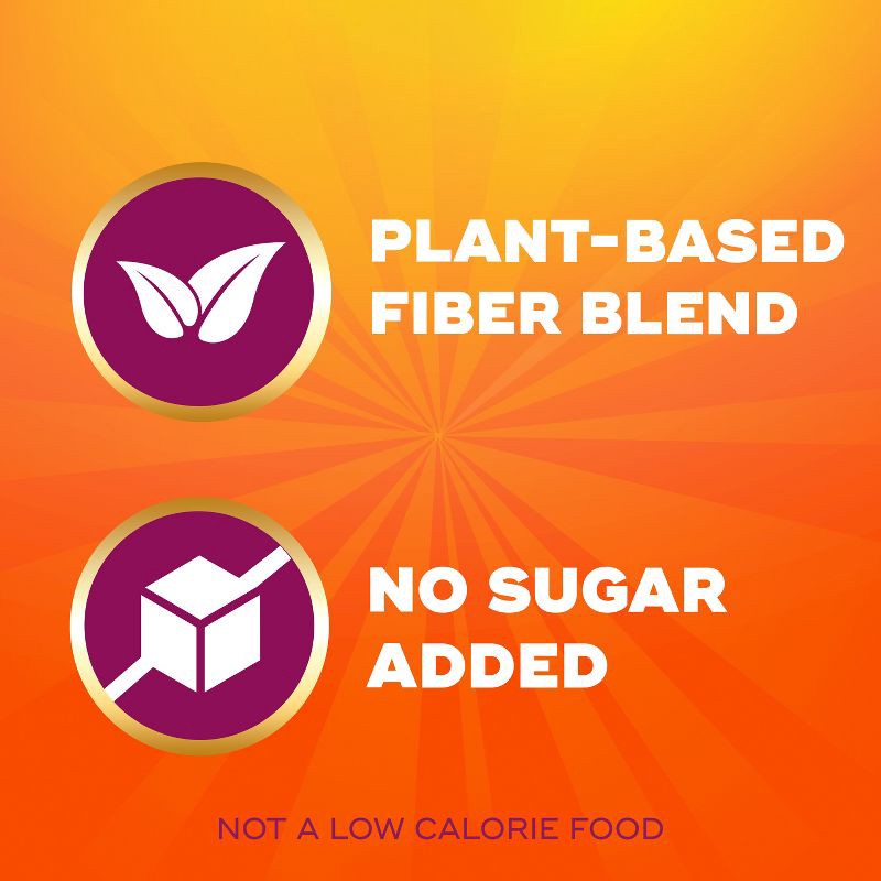 slide 6 of 9, Metamucil GLP-1 Friendly Fiber Supplement Sugar-free Gummies - Orange - 5g Fiber Per Serving -72ct, 5 gram, 72 ct