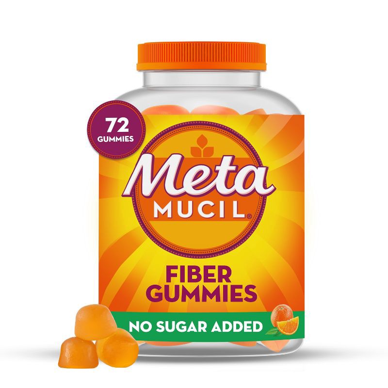 slide 1 of 11, Metamucil Fiber Supplement Sugar-free Gummies - Orange - 72ct, 72 ct