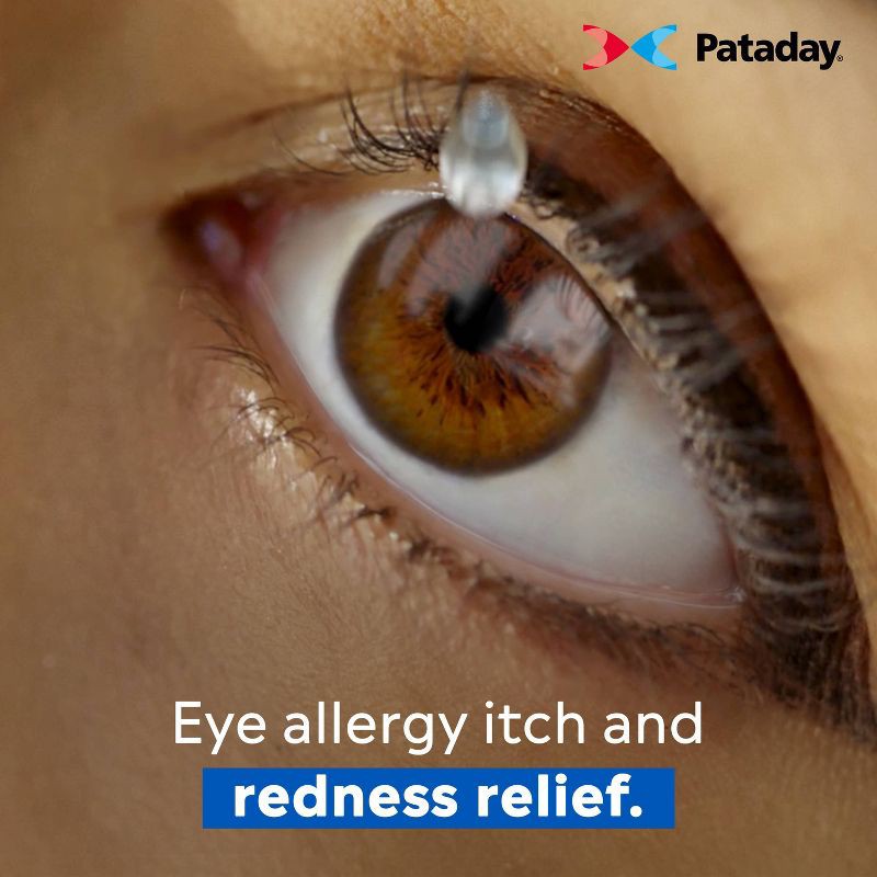 slide 3 of 10, Pataday Twice Daily Allergy Itch and Redness Relief Eye Drops - 0.17 fl oz, 0.17 fl oz
