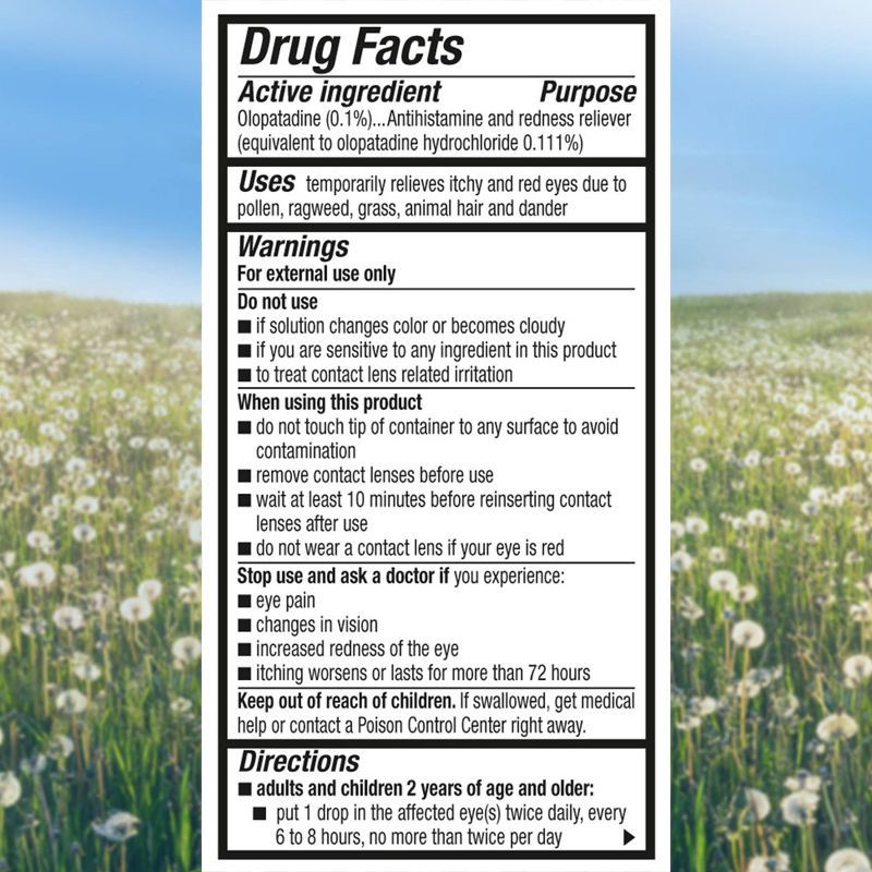 slide 2 of 10, Pataday Twice Daily Allergy Itch and Redness Relief Eye Drops - 0.17 fl oz, 0.17 fl oz