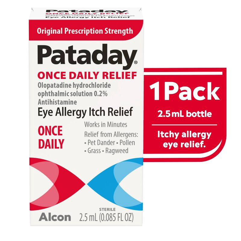 slide 10 of 10, Pataday Once Daily Relief Allergy Eye Drops - 0.085 fl oz, 0.085 fl oz