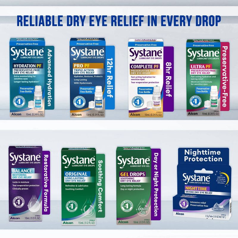 slide 7 of 8, Systane Hydration Preservative Free Dry Eye Drops Vials - 30ct, 30 ct