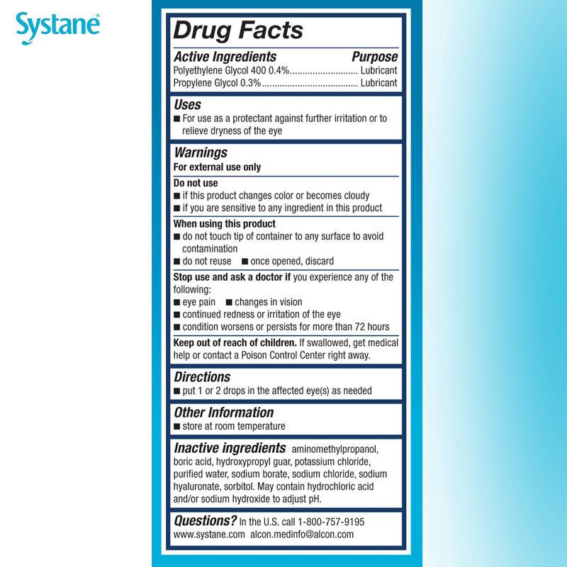 slide 8 of 8, Systane Hydration Preservative Free Dry Eye Drops Vials - 30ct, 30 ct