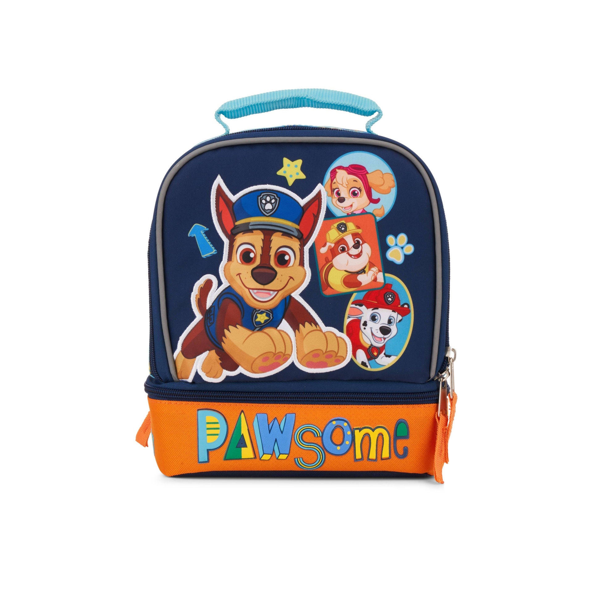 slide 1 of 7, PAW Patrol Kids' Dual Compartment Lunch Bag, 1 ct
