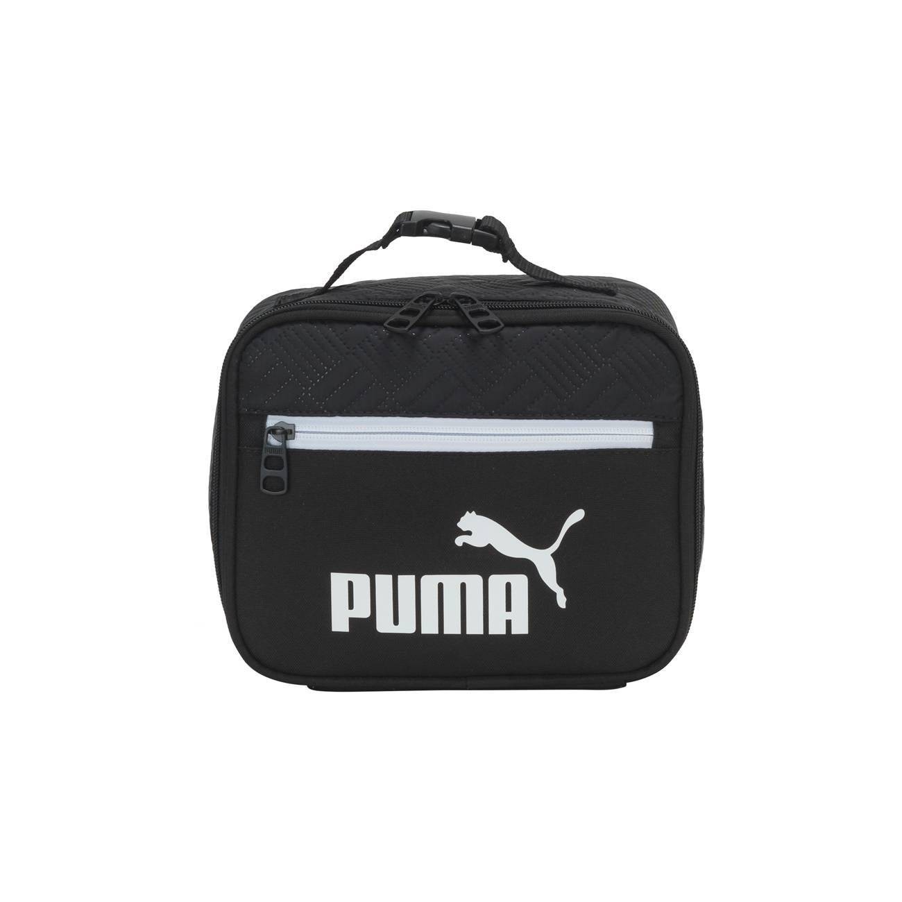 slide 1 of 4, Puma Sideline Horizontal Lunch Sack - Black, 1 ct