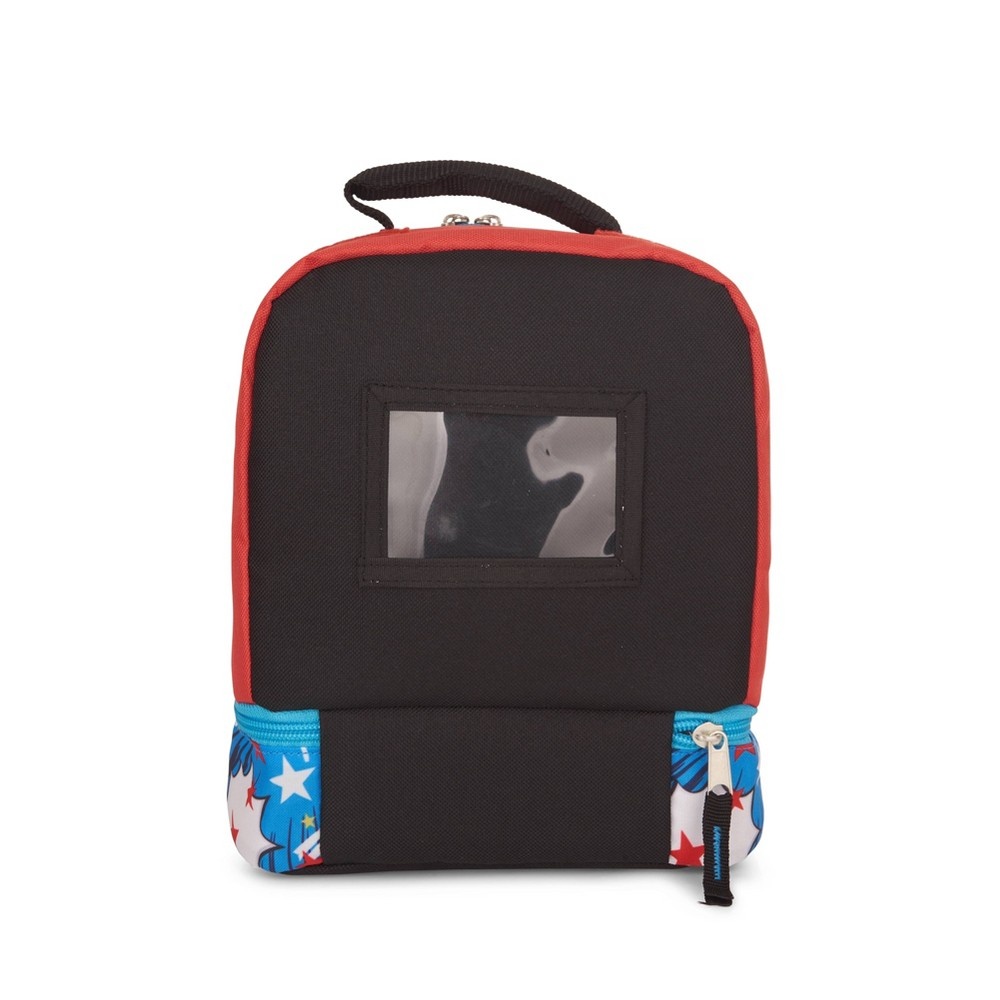 slide 5 of 7, Ryan's World Masked Hero Kids' Dual Compartment Lunch Bag, 1 ct