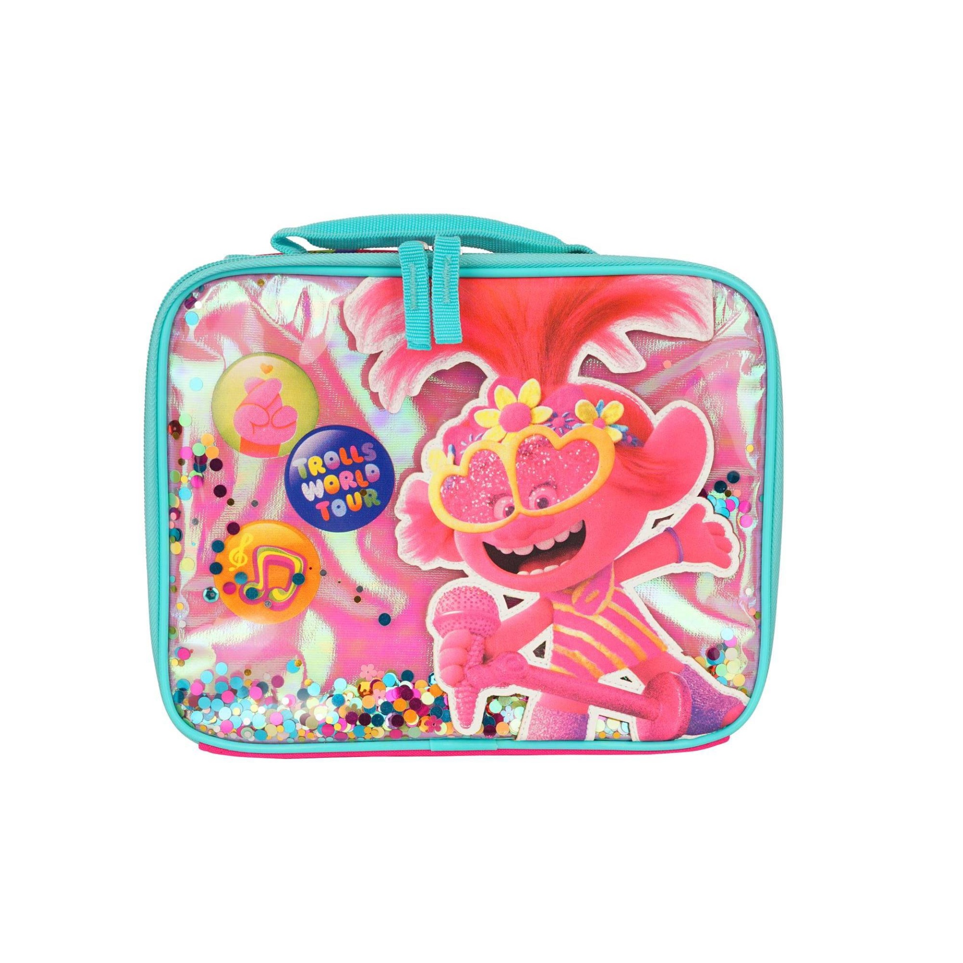 slide 1 of 4, Trolls Rock & Troll Kids' Lunch Tote, 1 ct