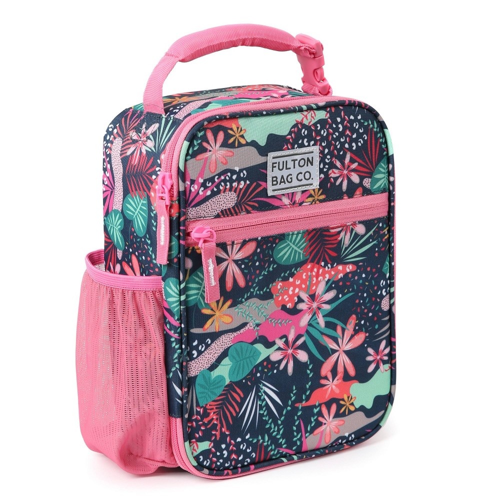 slide 2 of 7, Fulton Bag Co. Upright Lunch Bag - Floral Tropics, 1 ct