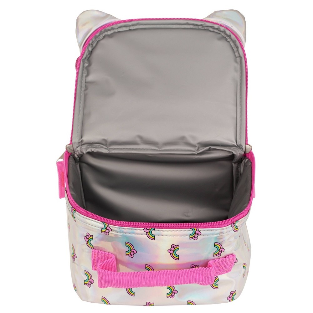 slide 6 of 8, Hello Kitty Rainbow Connection Kids' Dual Compartment Lunch Bag, 1 ct