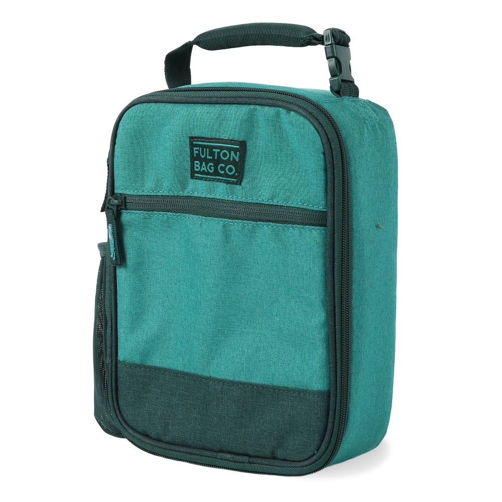 slide 2 of 6, Fulton Bag Co. Upright Lunch Bag - Teal Blue, 1 ct