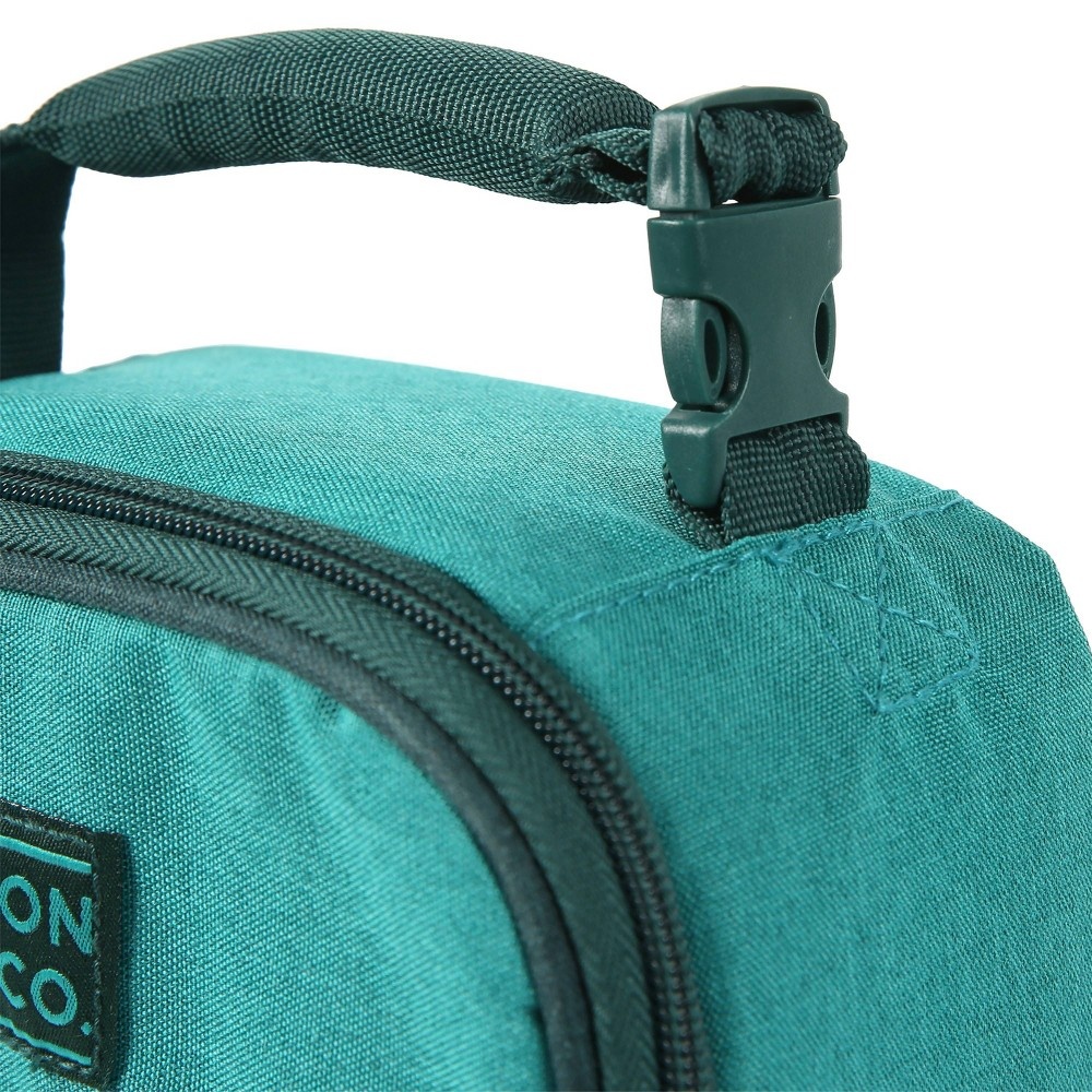 slide 4 of 6, Fulton Bag Co. Upright Lunch Bag - Teal Blue, 1 ct