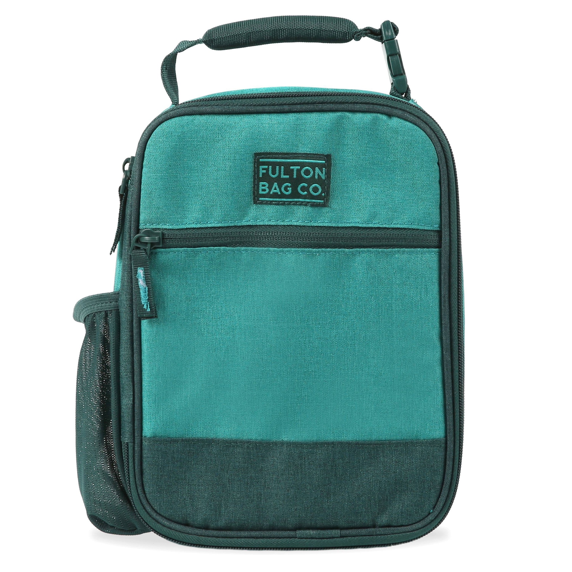 slide 1 of 6, Fulton Bag Co. Upright Lunch Bag - Teal Blue, 1 ct