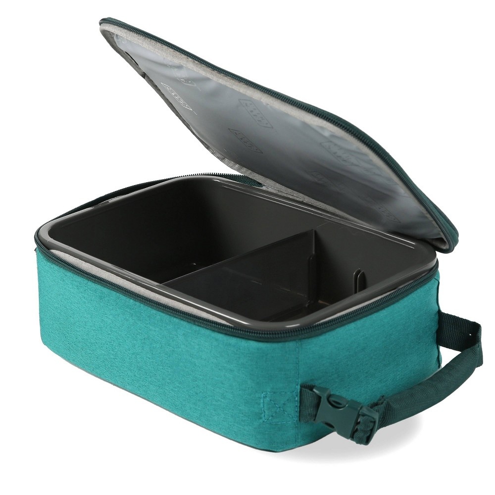 slide 5 of 6, Fulton Bag Co. Upright Lunch Bag - Teal Blue, 1 ct