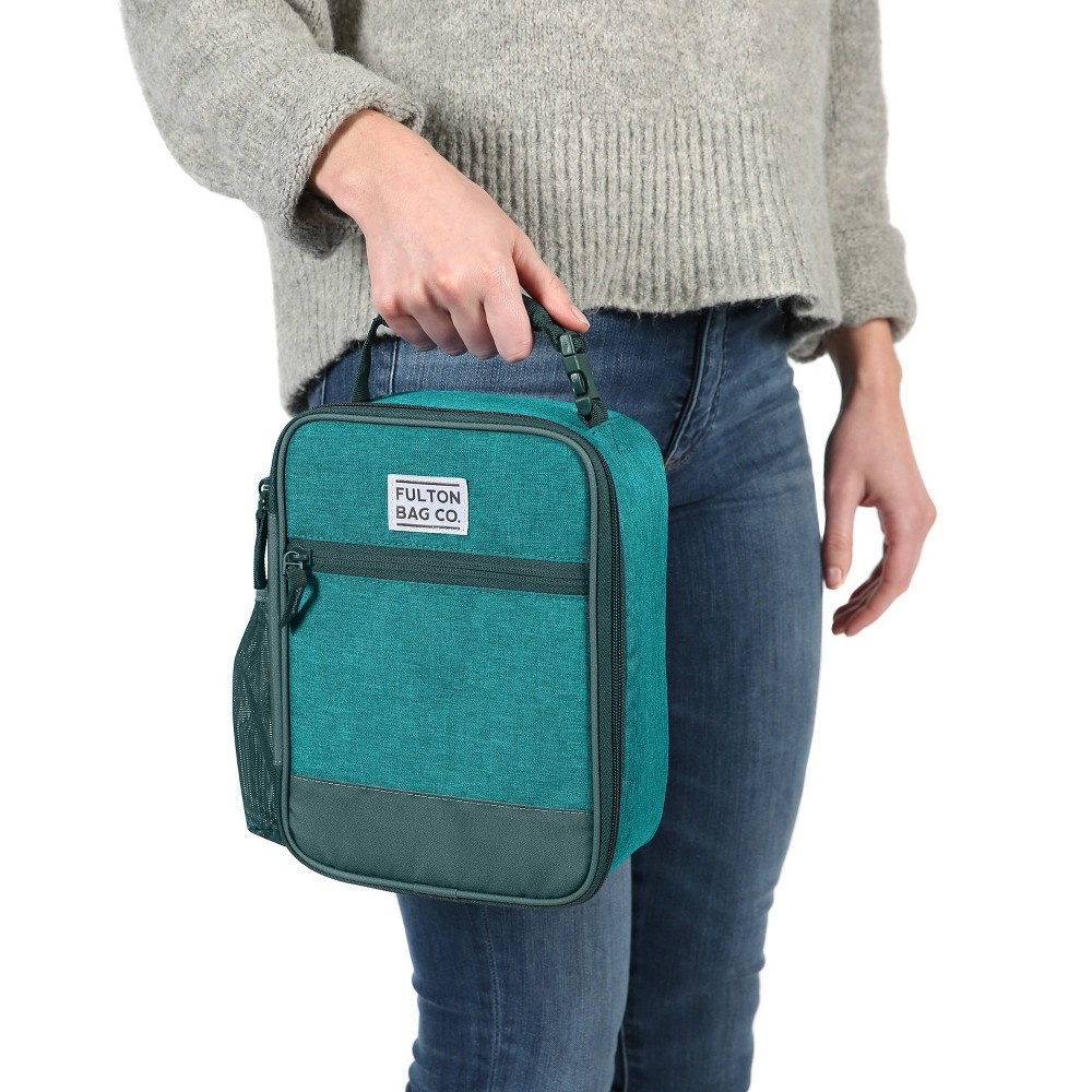 Fulton Bag Co. Upright Lunch Bag - Teal Blue 1 ct