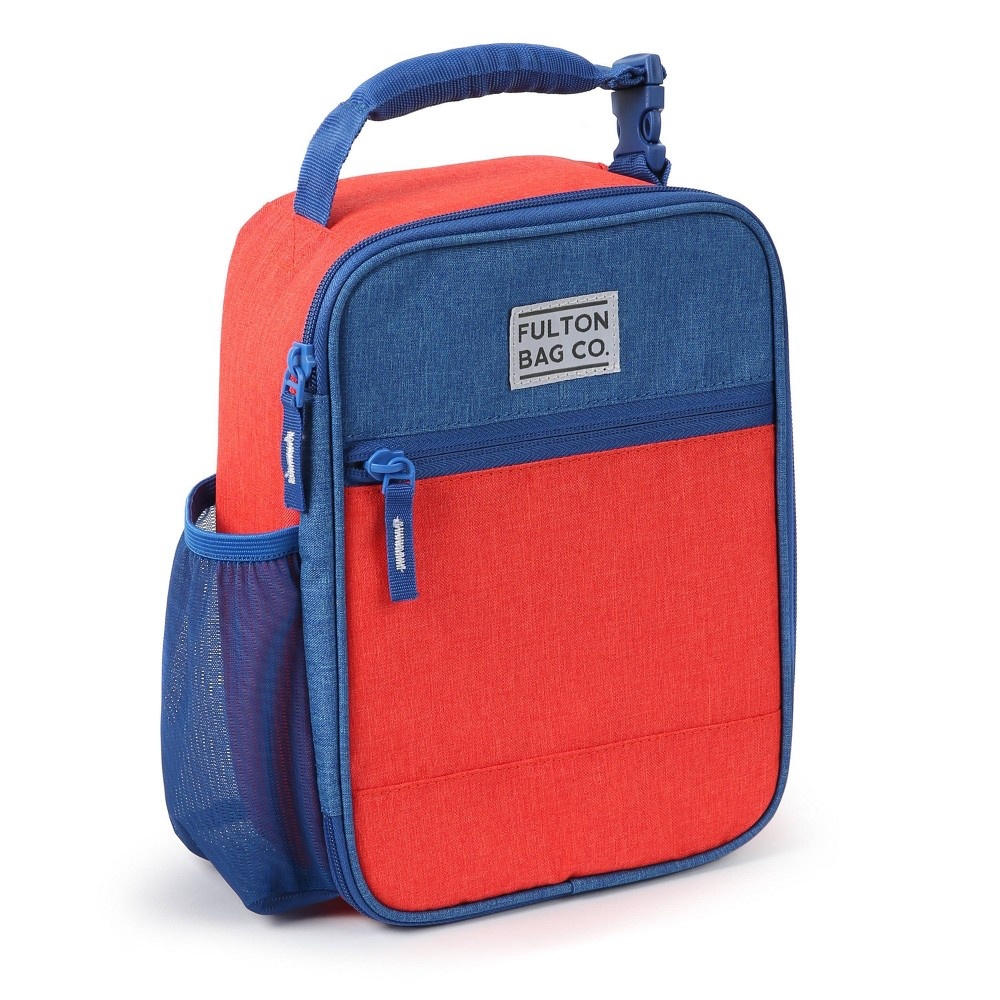 slide 2 of 5, Fulton Bag Co. Upright Lunch Bag - Retro Color Block, 1 ct