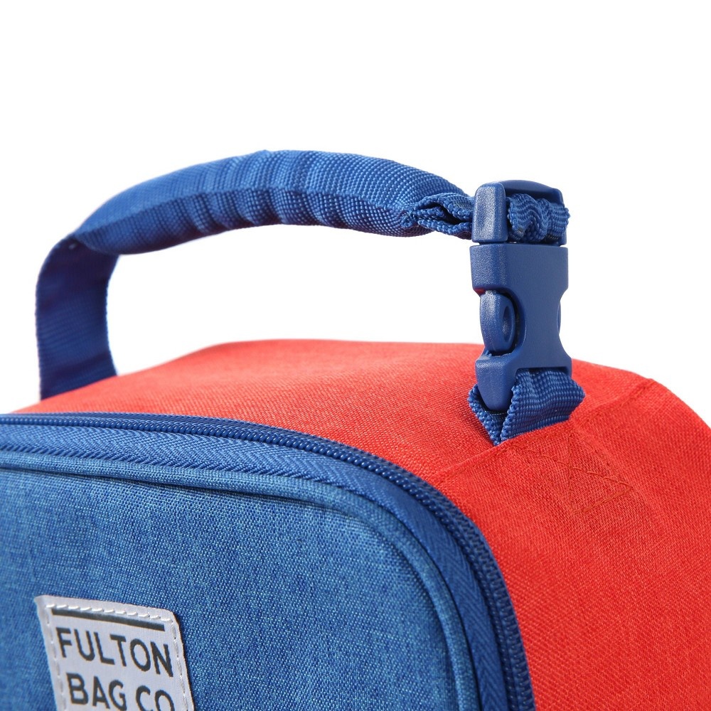 slide 5 of 5, Fulton Bag Co. Upright Lunch Bag - Retro Color Block, 1 ct