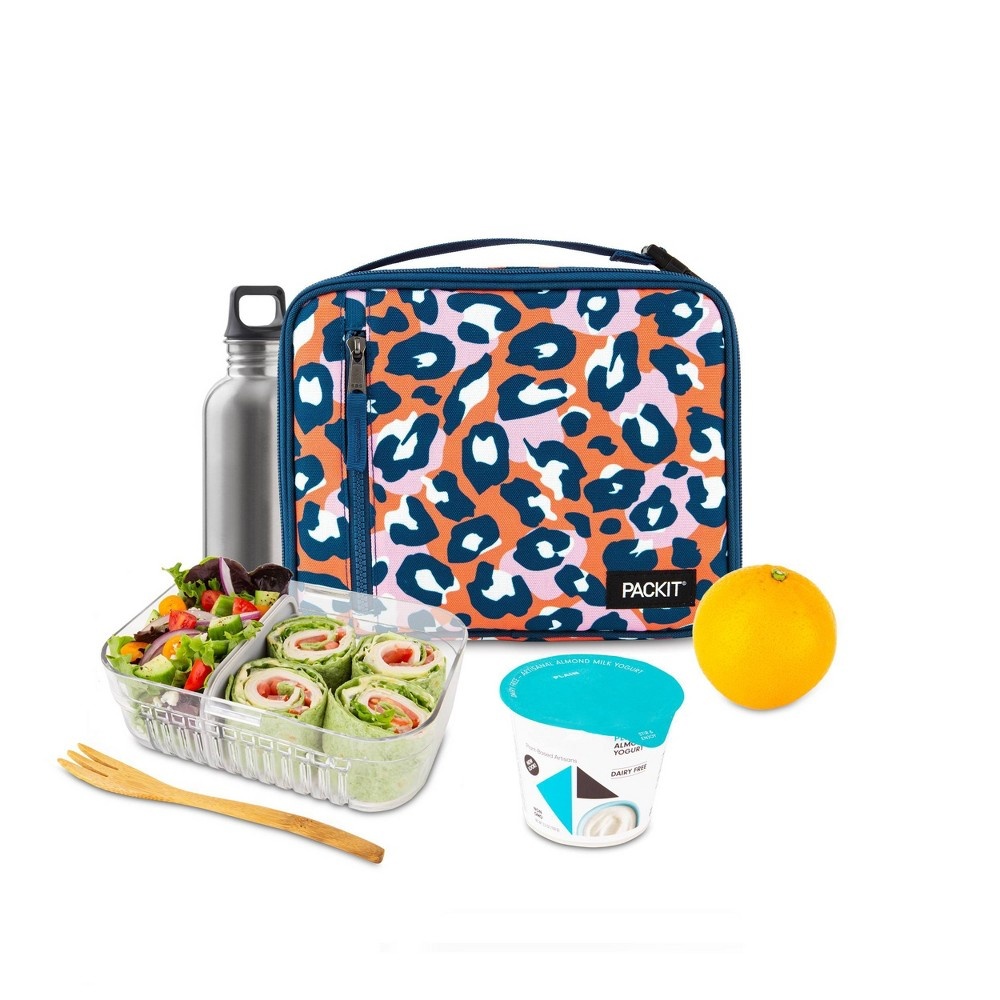 slide 7 of 8, Packit Freezable Classic Lunch Box - Wild Leopard, 1 ct