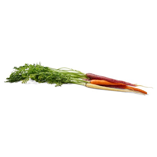 slide 4 of 5, Organic Rainbow Carrots, bunch, 1 ct