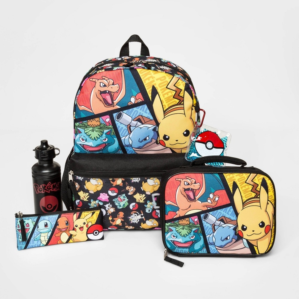 slide 4 of 9, Pokemon Pokémon Kids' Backpack Set, 7 ct