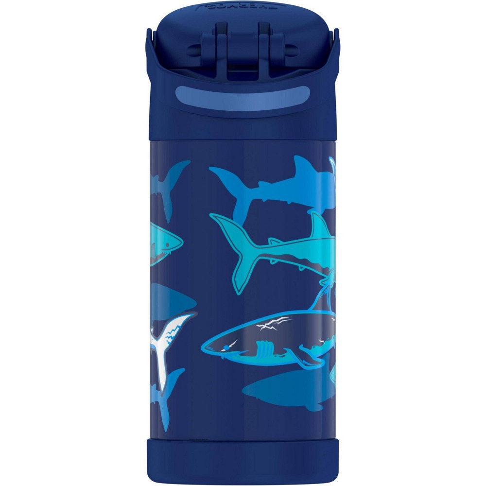 Thermos 12oz Funtainer Water Bottle With Bail Handle - Navy Baby