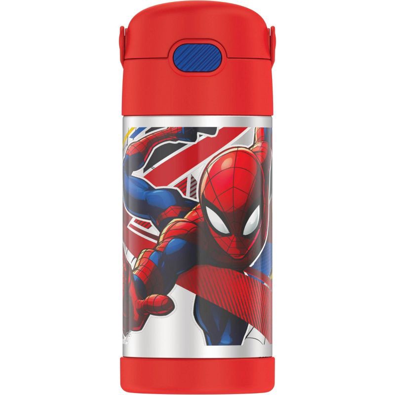 Thermos 12oz FUNtainer Water Bottle with Bail Handle - Red Spider